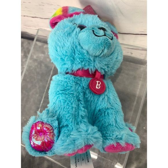 2020 Barbie Princess Puppy Blue Dog Plush Toy - Picture 5 of 7